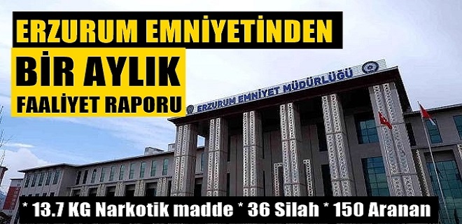 Erzurum Emniyetinden Başarılı Operasyonlar