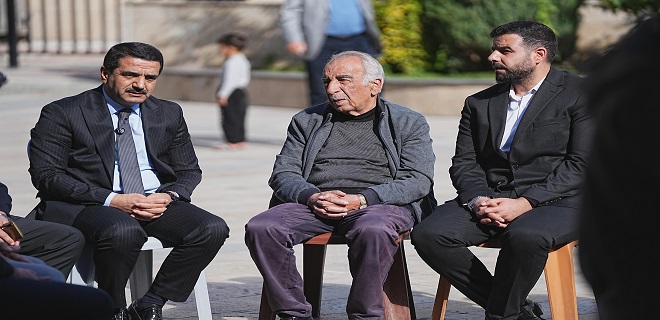 Başkan Taşkın'dan Şehit Yahya Sinvar İçin Kurulan Taziye Çadırına Ziyaret