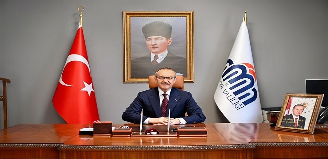 Vali Seddar Yavuz‘un 29 Ekim Cumhuriyet Bayramı Kutlama Mesajı