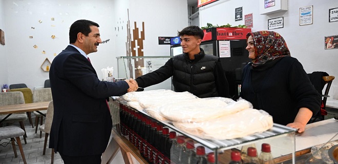 Başkan Taşkın Kanalboyu Esnafıyla Buluştu