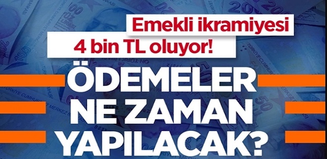 Emekli İkramiye Ödeme Tarihi Belli Oldu