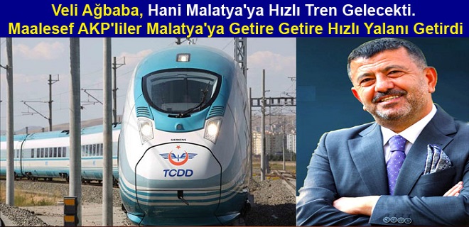 Ağbaba 'Bu Ne Etüd, Ne Proje, Ne Hızlı Trenmiş?'