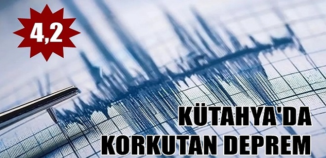 Kütahya'da korkutan deprem