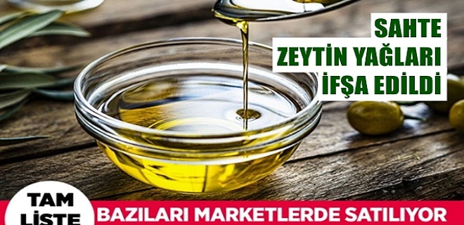 Sahte zeytinyağı markaları açıklandı