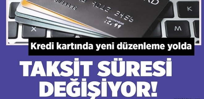 Kredi kartlarında yeni düzenleme