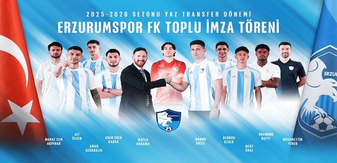 ErzurumSpor Yeni Transferlerini Tanıttı