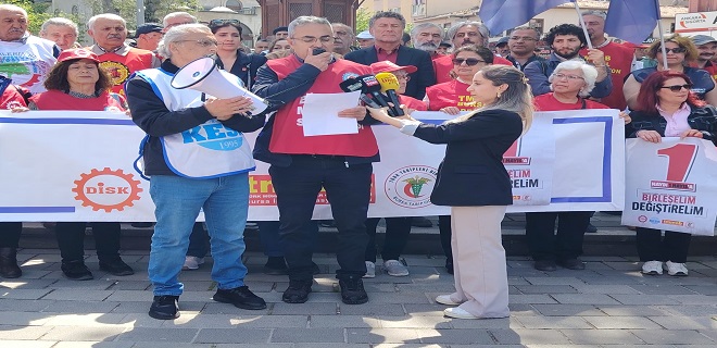 1 Mayıs Birlik, Mücadele ve Dayanışma Gününe çağrımızı omuz omuza yükselttik