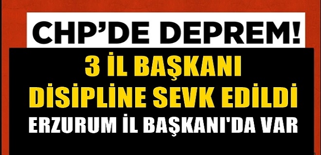 CHP'de kılıçlar çekildi