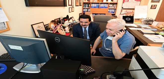 Başkan Taşkın'dan Prof. Dr. Sezai Yılmaz'a Ziyaret