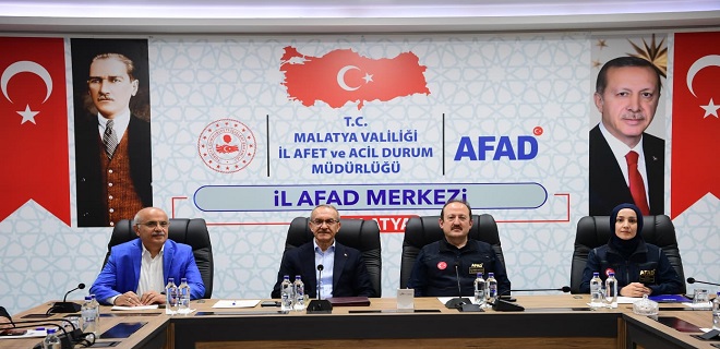 AFAD değerlendirme ve koordinasyon toplantısına katılan Başkan Er:
