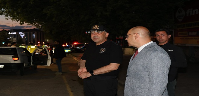 İl emniyet müdürü karaburun denetimlere katıldı