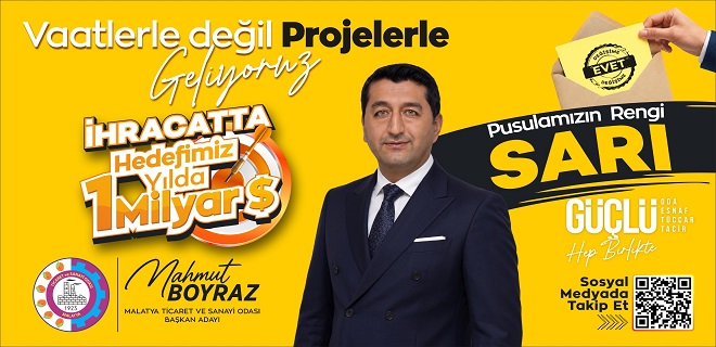 Boyraz, 1 Ekim seçimlerinde pusula rengini açıkladı