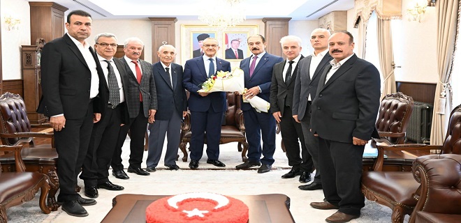 MESOB Heyetinden Vali Seddar Yavuz'a Ahilik Haftası Ziyareti