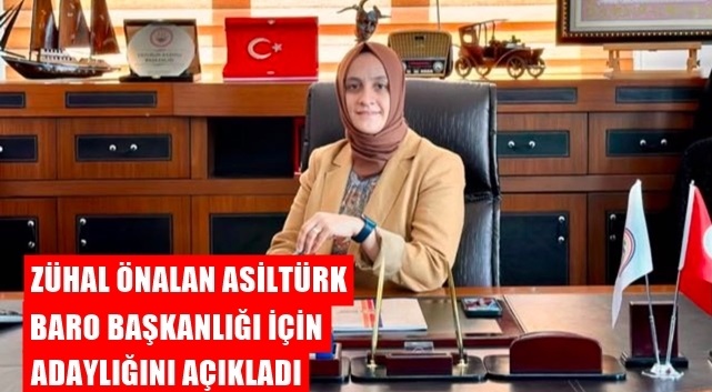 Zühal Önalan Asiltürk BARO için ben de varım dedi