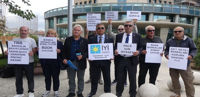 İYİ Parti Bakırköy’den Banka Dolandırıcılıklarına Tepki: