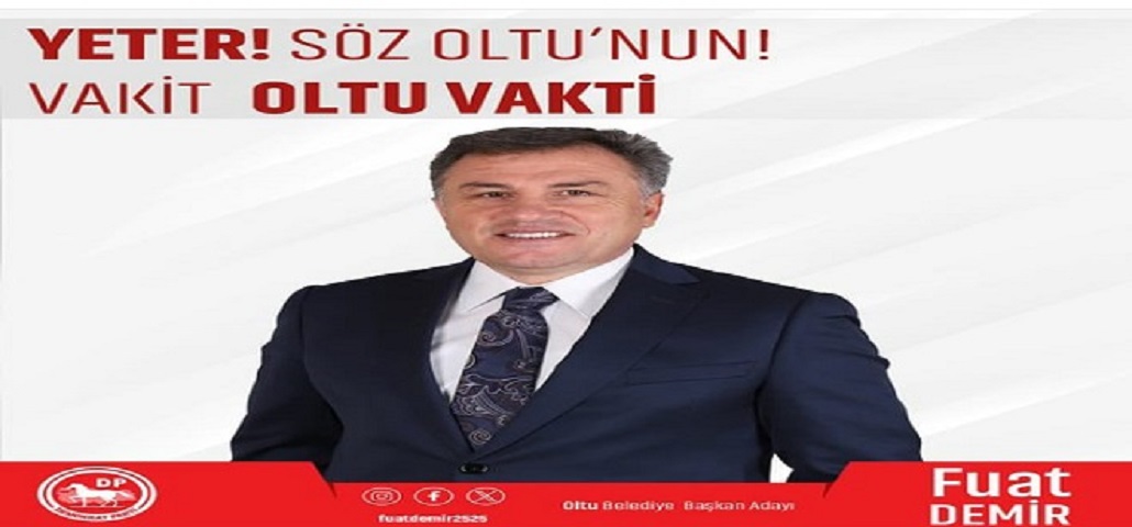 İş insanı Fuat Demir, Oltu'dan Belediye Başkan Adayı olduğunu duyurdu