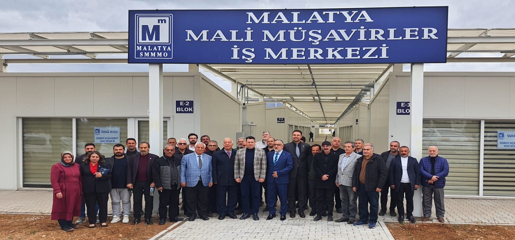 Malatya serbest muhasebeci ve mali müşavirler odasını ziyaret ettiler.