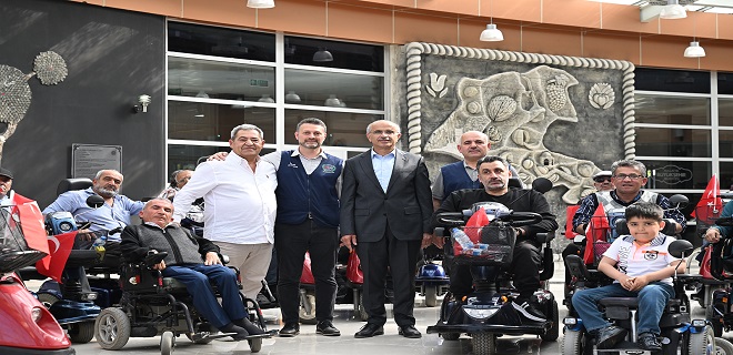 50 Adet Akülü Engelli Aracı Teslimi Yapıldı