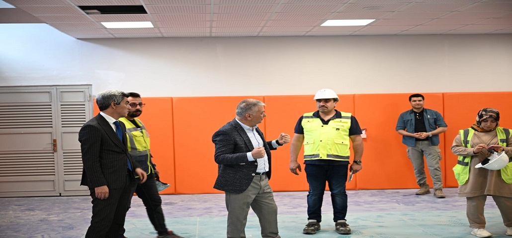 Vali Ersin Yazıcı İlimizdeki Okul İnşaatlarında İncelemelerde Bulundu