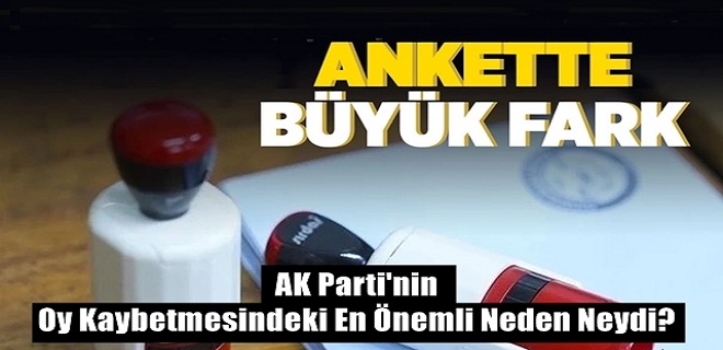 Seçmene AK Parti'nin Oy Kaybetme Nedeni Soruldu